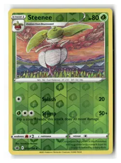 Steenee 014/198 Uncommon Chilling Reign Pokemon Reverse Holo Near Mint - Image 1