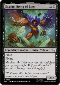 Swarm, Being of Bees - 0069 - Marvel's Spider-Man - MTG - SHIPS NOW - NM/M - Image 1