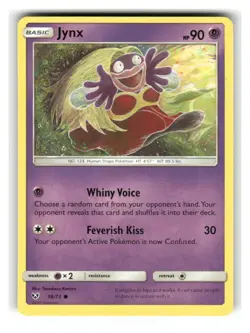Jynx 38/73 Common Shining Legends Pokemon Lightly Played - Image 1