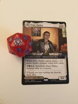 MTG Peter Parker Amazing Spiderman Disney World Exclusive Promo Free Shipping - Image 1