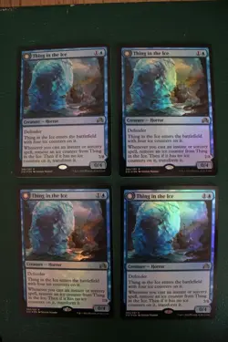 MTG - 4X - FOIL - ENG - Thing in the Ice/Awoken Horror - Shadows over Innistrad - Image 1