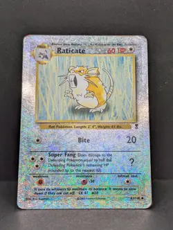 Raticate 61/110 Legendary Collection Reverse Holo Rare Pokemon TCG Nintendo WOTC - Image 3