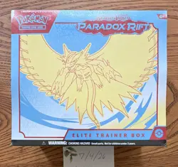 Pokemon TCG Paradox Rift Elite Trainer Box Roaring Moon English - Image 1