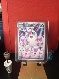 Wigglytuff 105/094 Illustration Rare Holo - ME Phantasmal Flames Pokemon TCG NM+ - Image 1