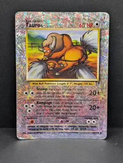 Tauros 65/110 Legendary Collection Reverse Holo Rare Pokemon TCG Nintendo HP - Image 1