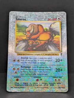 Tauros 65/110 Legendary Collection Reverse Holo Rare Pokemon TCG Nintendo HP - Image 3
