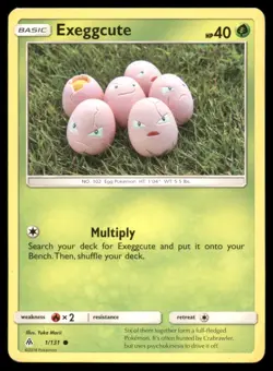 Exeggcute 1/131 Common Forbidden Light Pokemon Heavily Played - Image 1