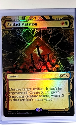 2021 MTG Magic The Gathering SLD Secret Lair Showcase Foil 269 Artifact Mutation - Image 1