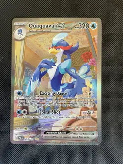 Quaquaval EX 260/193 Pokemon Scarlet & Violet Paldea Evolved - Image 1