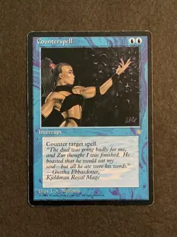 Magic: The Gathering MTG Counterspell Ice Age L.A. Williams 1995 - Image 1