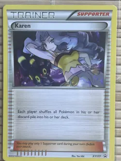 Karen XY177/211 XY Black Star Promos Promo Pokemon TCG [NM] - Image 1