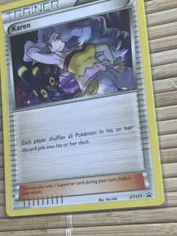 Karen XY177/211 XY Black Star Promos Promo Pokemon TCG [NM] - Image 2