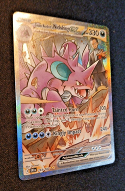 Pokemon TCG, Team Rocket's Nidoking ex 233/182 Sv10 Destined Rivals SIR RARE, NM - Image 5