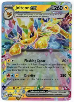 2025 Pokemon: Jolteon ex 030/131 S&V: prismatic evolutions NM - Image 1