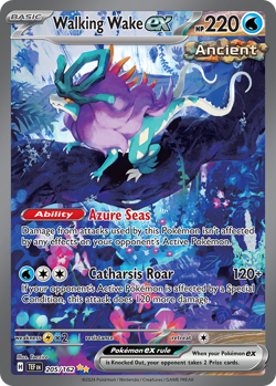 WALKING WAKE EX 205/162 TEMPORAL FORCES POKEMON HOLO NM/M - Image 3