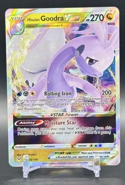 Pokemon Tcg Hisuian Goodra VSTAR 136/196 Swsh11: Lost Origin Holo NM - Image 1