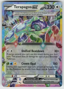 Terapagos ex - 092/131 092/131 Holo SV: Prismatic Evolutions Pokemon Holo NM - Image 1