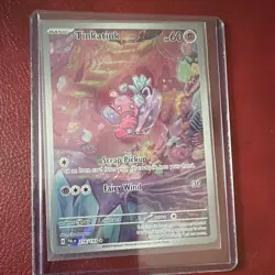 Pokemon TCG Tinkatink 216/193 Paldea Evolved Illustration Rare Holo EN 60 HP - Image 1