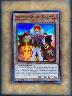 Yugioh Infernoble Knight - Roland TOCH-EN014 Ultra Rare 1st Ed LP - Image 1