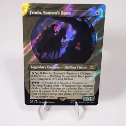 Frodo Saurons Bane Surge Foil Showcase Tales of Middle Earth LoTR MTG NM - Image 5