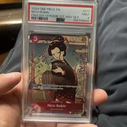 2024 ONE PIECE ENGLISH VERSION 1ST ANNIVERSARY SET #017 NICO ROBIN PSA 9 - Image 1