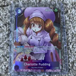 One Piece TCG English OP08-067 Charlotte Pudding Alt Art Parallel - Image 1