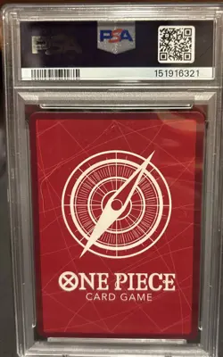 2026 One Piece ST29 EN Black & White Alt Art #001 Monkey D. Luffy PSA 10 - Image 2