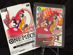 Round 1 MONKEY D LUFFY One Piece TCG Promo OP16-095 - ENGLISH - NM/MT - Image 3