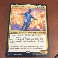 MTG - Cosmic Spider-Man M Marvel's Spider-Man 127 LP-NM - Image 1