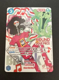 Round 1 Brook English One Piece Promo Op11-056 - Image 1