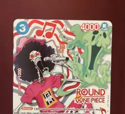 Round 1 Brook English One Piece Promo Op11-056 - Image 3