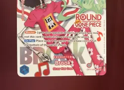 Round 1 Brook English One Piece Promo Op11-056 - Image 4