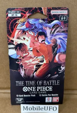 One Piece OP-16 The Time of Battle Sleeved Booster Pack English 100% Authentic ! - Image 1