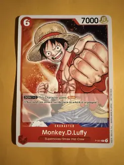 One Piece TCG P-001 Monkey.D.Luffy Pre Errata 2022 Demo Promo Pack - Image 3