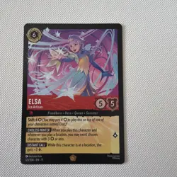 Elsa Ice Artisan 123/204 - Disney Lorcana Winterspell - Legendary - Non Foil - Image 1