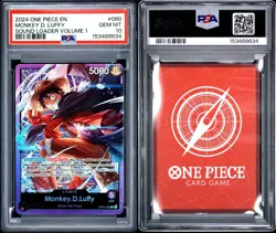 2024 ONE PIECE PROMOS SOUND LOADER VOLUME.1 #060 MONKEY D. LUFFY PSA 10 - Image 2
