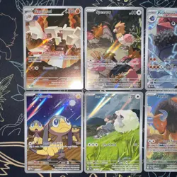 Pokemon TCG Illustration Rare Card Lot Of 8 - IR Mixed S&V-Mega Cards English - Image 3