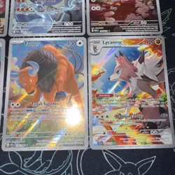 Pokemon TCG Illustration Rare Card Lot Of 8 - IR Mixed S&V-Mega Cards English - Image 5