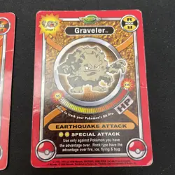 Pokemon Battle Stadium Graveler and Charmander Card Thinkchip 2000 - Image 3