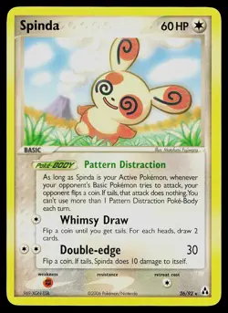 Pokemon Card Legend Maker Spinda 26/92 Rare - Image 1