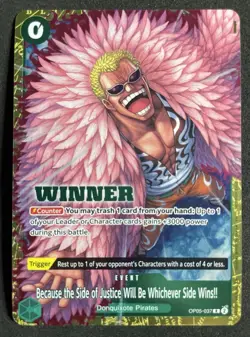 One Piece Promos-6 Lot Of 5 English Trading Cards Bandai Near Mint - Image 1