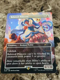 BELOVED PRINCESS Magic MTG Secret Lair Anime Borderless - Image 1