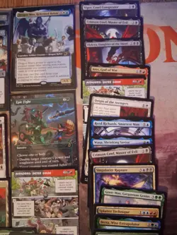 Magic The Gathering 50 Card Lot. Lots Of Marvel Super Heroes. Mythic/ Rares Only - Image 4