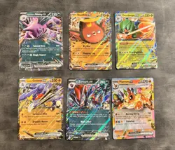 Pokemon TCG Holo ex 6-Card Lot English Team Rocket Nidoking Stunfisk +3 - Image 1
