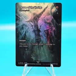 Thrum of the Vestige FOIL - Lightning Bolt - Final Fantasy MTG - Image 1