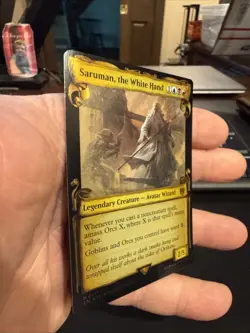 Saruman, the White Hand (Showcase Scrolls Foil) Lord of the Rings 477 NM - Image 2