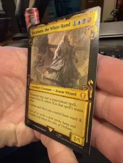 Saruman, the White Hand (Showcase Scrolls Foil) Lord of the Rings 477 NM - Image 3