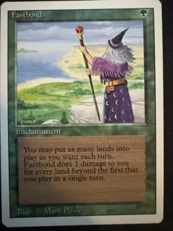 Fastbond - Revised - MTG - Image 1