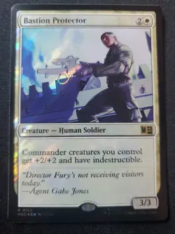Bastion Protector (Surge Foil) Commander: Marvel Super Heroes Foil - Image 1
