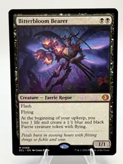 Bitterbloom Bearer Lorwyn Eclipsed Foil - Mythic Rare - Image 1
